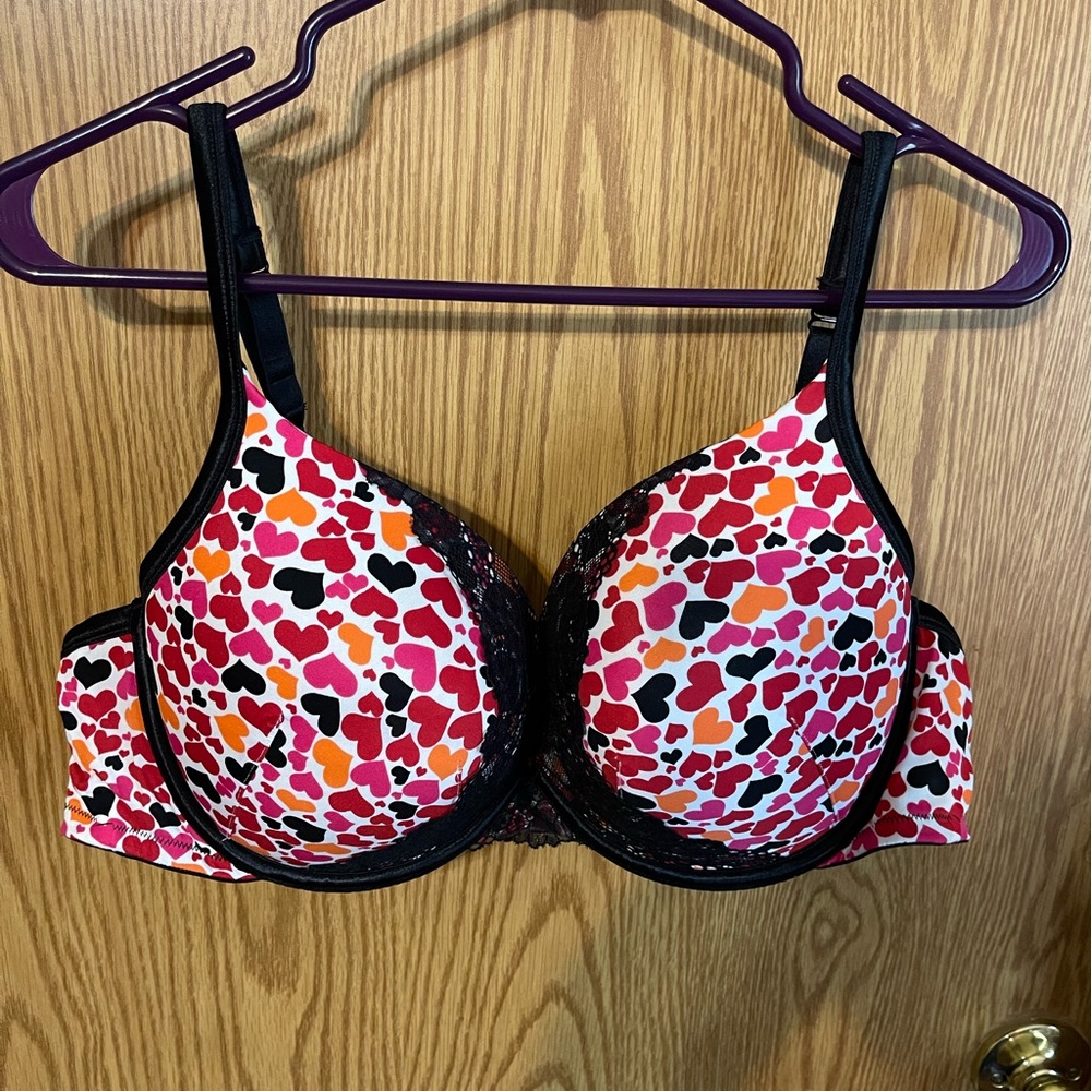 Cacique hearts underwire bra